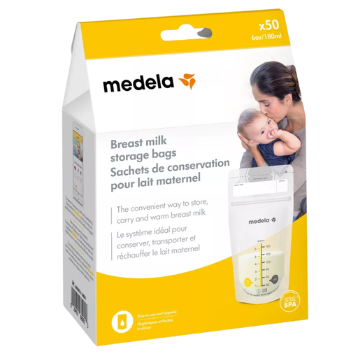 [164659-BB] Medela Breast Milk Storage Bags 50ct