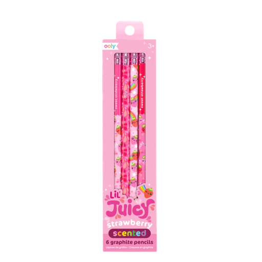 [165161-BB] Lil Juicy Scented Graphite Pencils - Strawberry