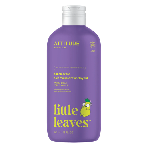 [166078-BB] Attitude Little Leaves Bubble Bath Vanilla & Pear 16oz