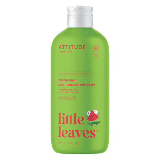 [166079-BB] Attitude Little Leaves Bubble Bath Watermelon & Coco 16 oz