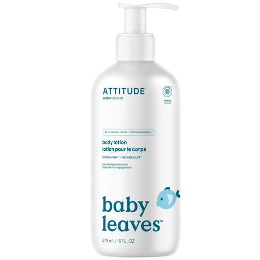 [166101-BB] Attitude Baby Leaves Body Lotion Good Night 16oz