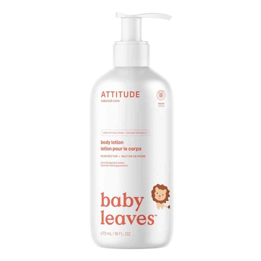 [166102-BB] Attitude Baby Leaves Body Lotion Pear Nectar 16oz