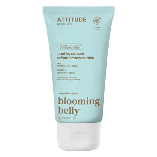 [166107-BB] Attitude Blooming Belly Cream For Tired Legs Mint 5 oz