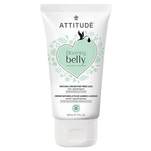 [166107-BB] Attitude Blooming Belly Cream For Tired Legs Mint 5 oz