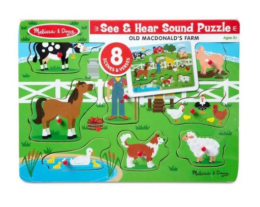 [166173-BB] Melissa & Doug Sound Puzzle Old MacDonald