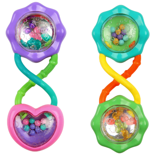 [166357-BB] Barbell Rattle Assorted