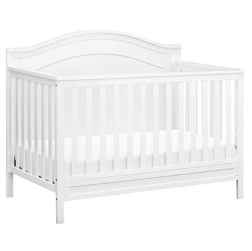 [166379-BB] Charlie 4-in-1 Convertible Crib White