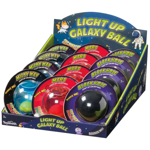 [166689-BB] Light Up Galaxy Balls