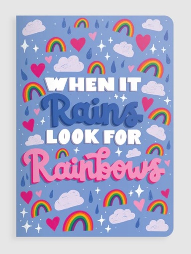 [166933-BB] Jot-It! Notebook - Look for Rainbows