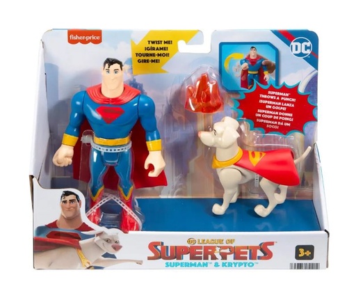 [167784-BB] DC Super Pets Hero & Pet Asst