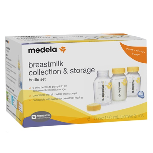 [122038-BB] Medela Breastmilk Collection & Storage Bottles 6pk