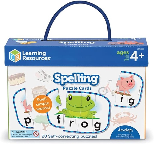 [168296-BB] Spelling Puzzle Cards
