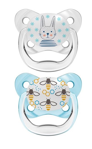 [168348-BB] Dr. Brown's Prevent Pacifier 0-6m Blue