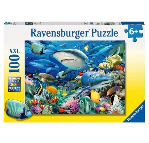 [168374-BB] Shark Reef 100 pc Puzzle