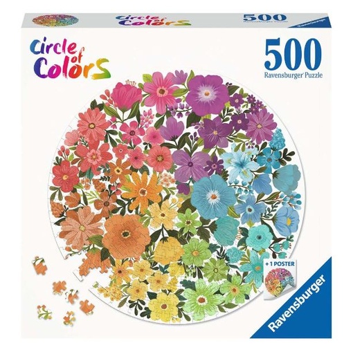 [168378-BB] Flowers 500 pc Puzzle